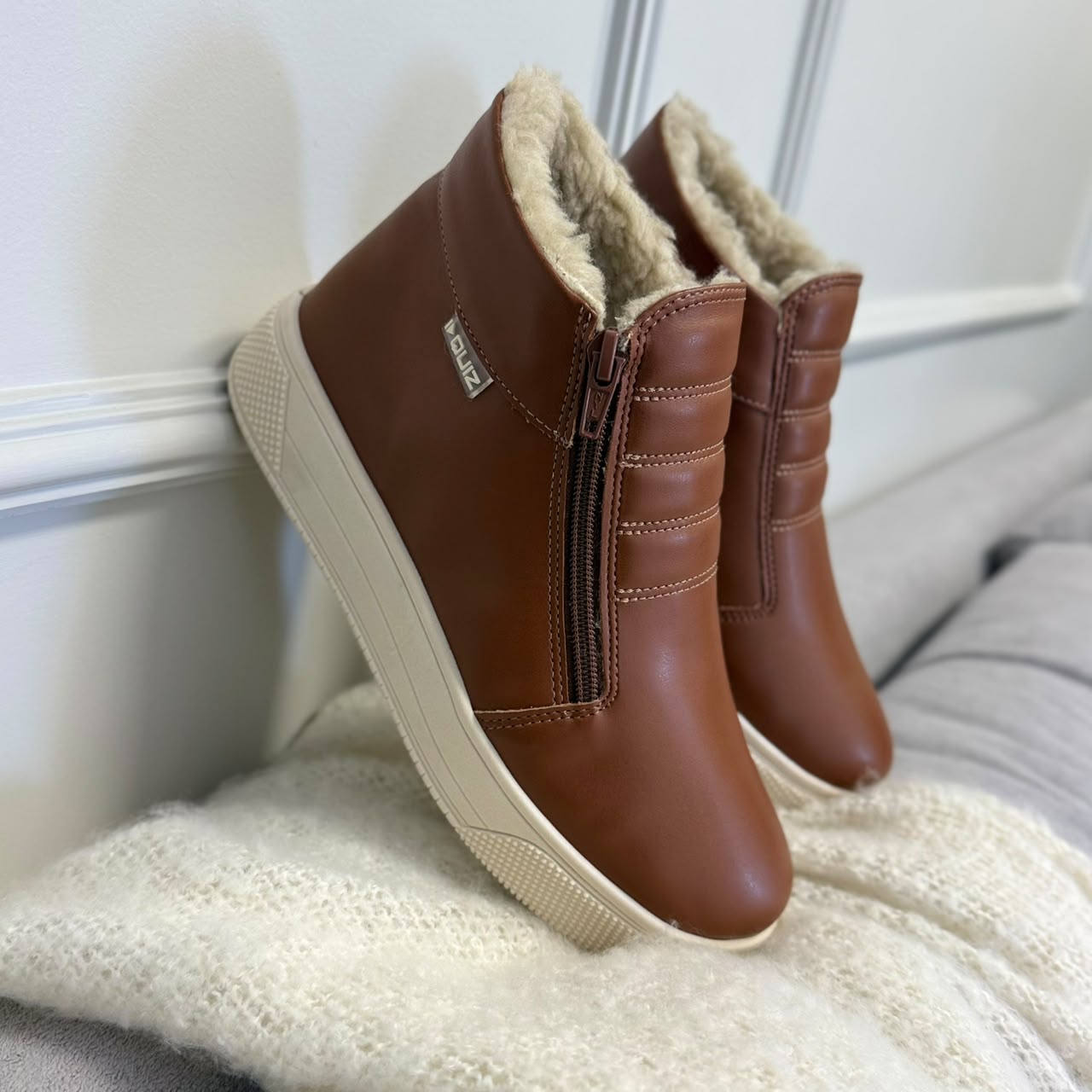TÊNIS QUIZ 2350 CARAMELO