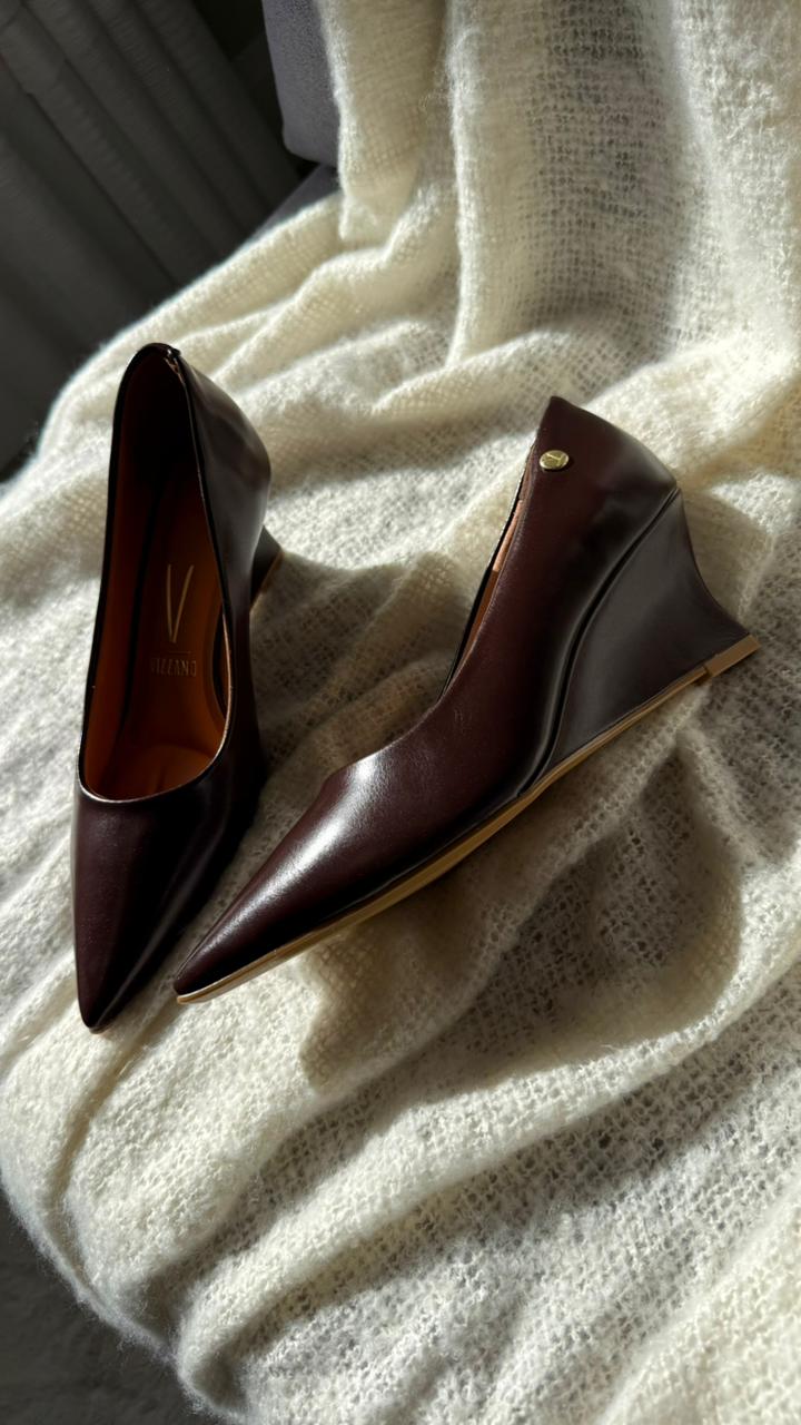 SCARPIN ANABELA VIZZANO 1483100 CACAU